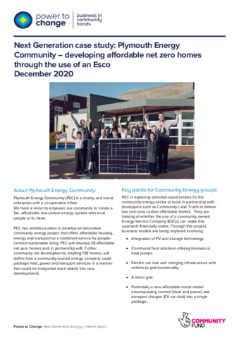 Next Generation case study: Plymouth Energy Community – developing ...