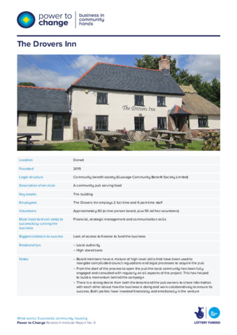 The Drovers Inn – The Young Foundation