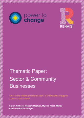 Thematic Paper: Sector & Community Businesses – The Young Foundation