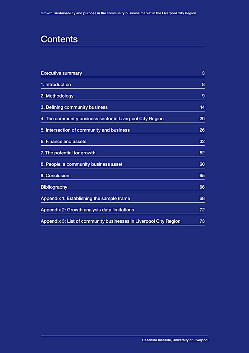 Growth, sustainability and purpose in the community business market in the Liverpool City Region