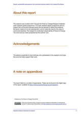 Growth, sustainability and purpose in the community business market in the Liverpool City Region