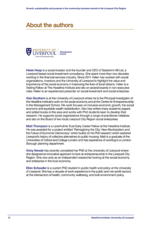 Growth, sustainability and purpose in the community business market in the Liverpool City Region
