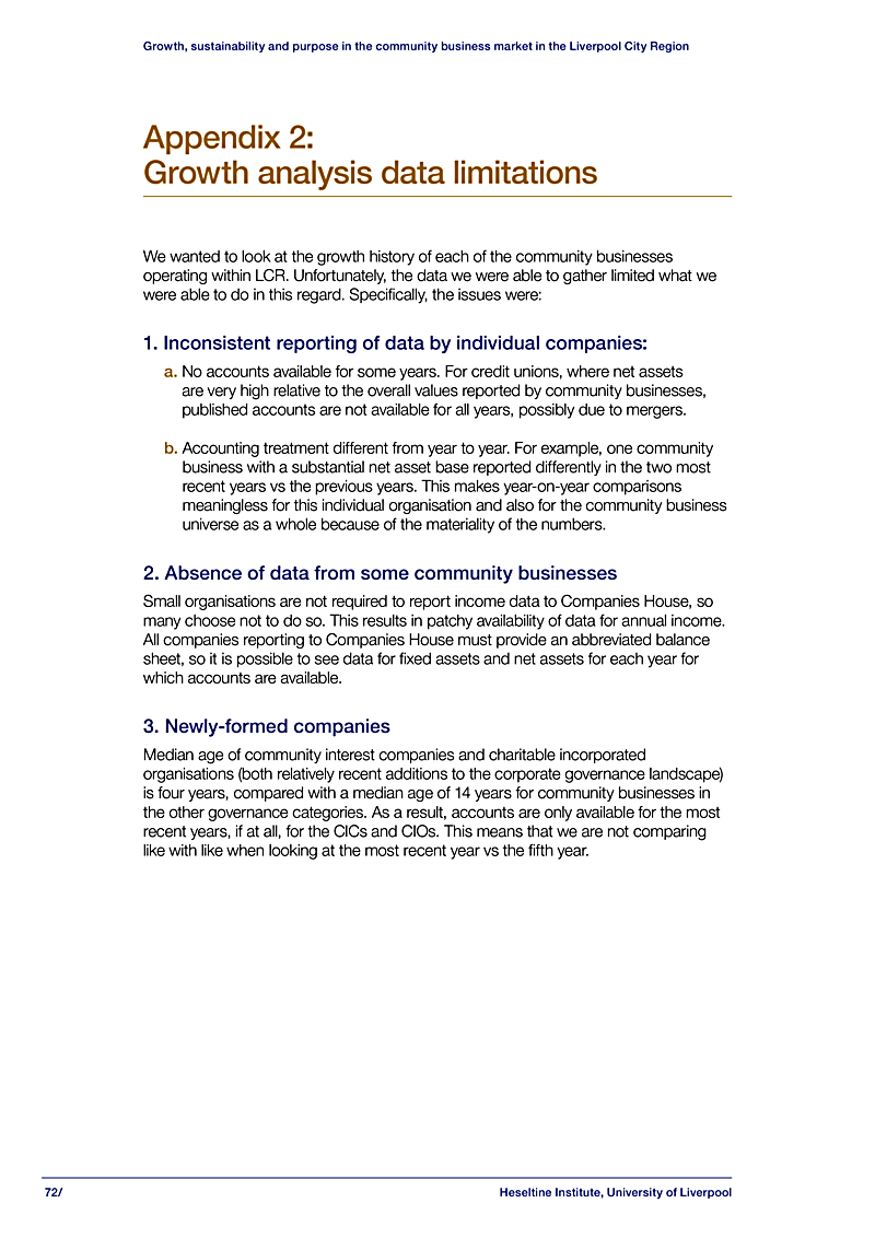 Growth, sustainability and purpose in the community business market in the Liverpool City Region