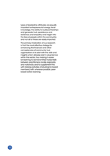types of leadership attributes are equally important: entrepreneurial energy, local knowledge, the ability to build partnerships and generate trust, persistence and resilience, and empathy and insight into the lives of people within the community; and not all of these are easily imported. The primary implication of our research is that the most effective strategy for enhancing the financial and other competencies of community hub organisations is to start with the skills and insights which already exist in abundance within the sector, thus making it easier for learning to be transmitted horizontally between practitioners, locally, regionally and nationally; and to supplement this with training activities (including for board members) with, wherever possible, peerbased action learning.