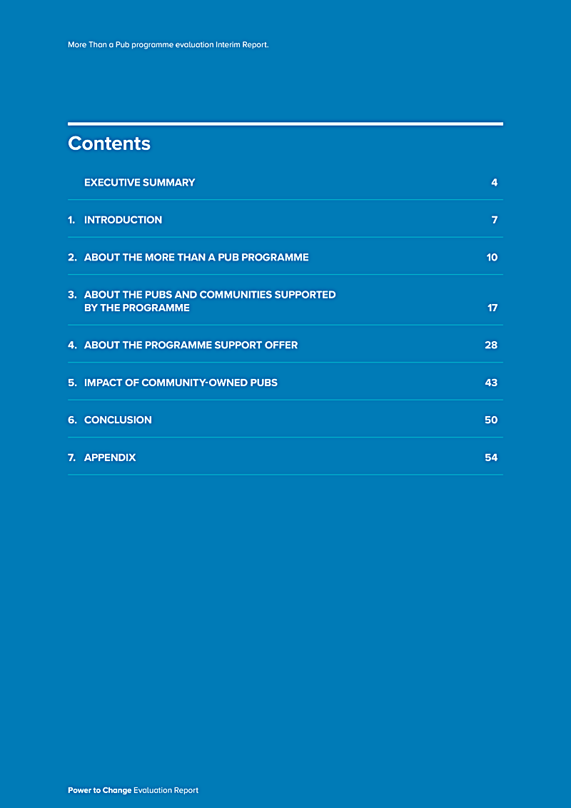 More Than a Pub programme evaluation Interim Report.