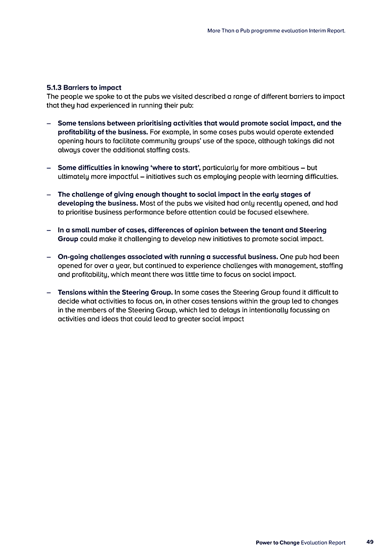 More Than a Pub programme evaluation Interim Report.