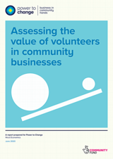 Assessing the value of volunteers in community businesses