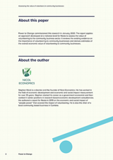 Assessing the value of volunteers in community businesses