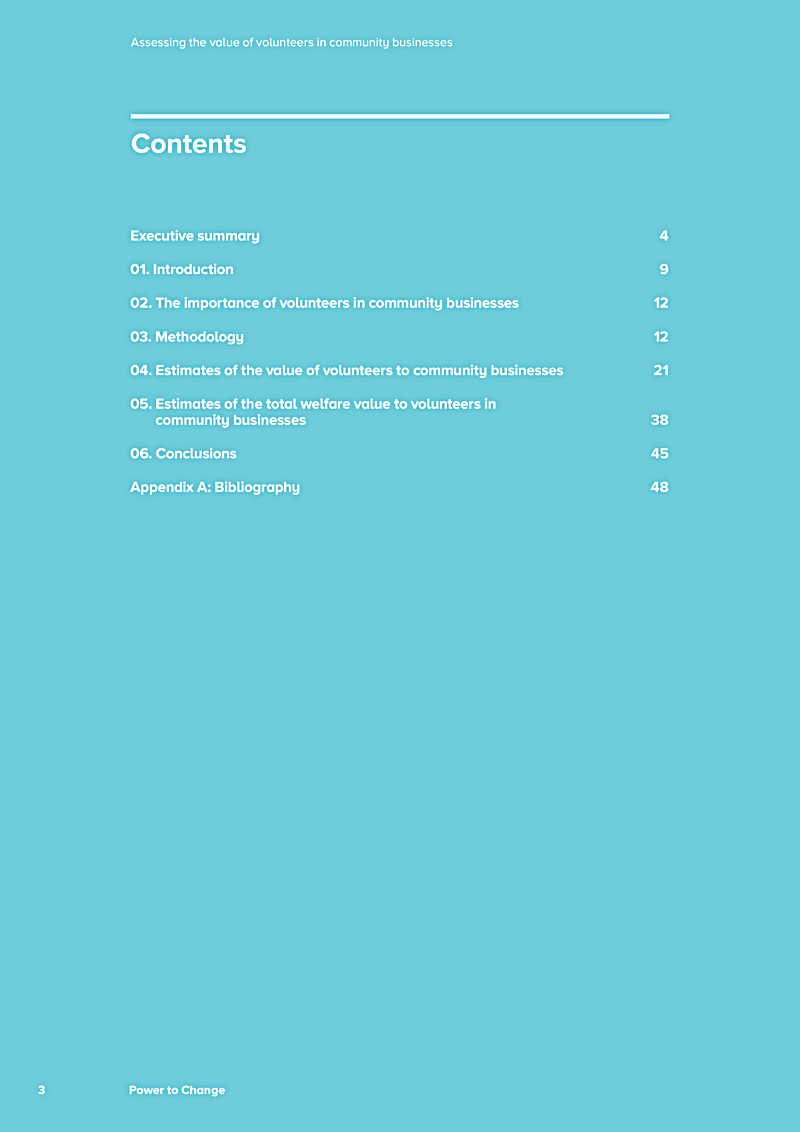 Assessing the value of volunteers in community businesses