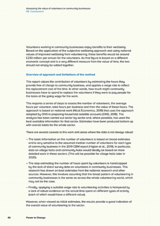 Assessing the value of volunteers in community businesses 06. Conclusions