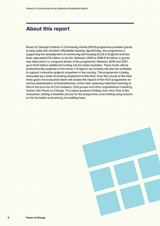 Homes in Community Hands: Baseline Evaluation Report