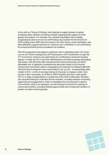 Homes in Community Hands: Baseline Evaluation Report