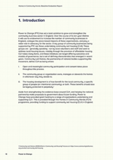 Homes in Community Hands: Baseline Evaluation Report