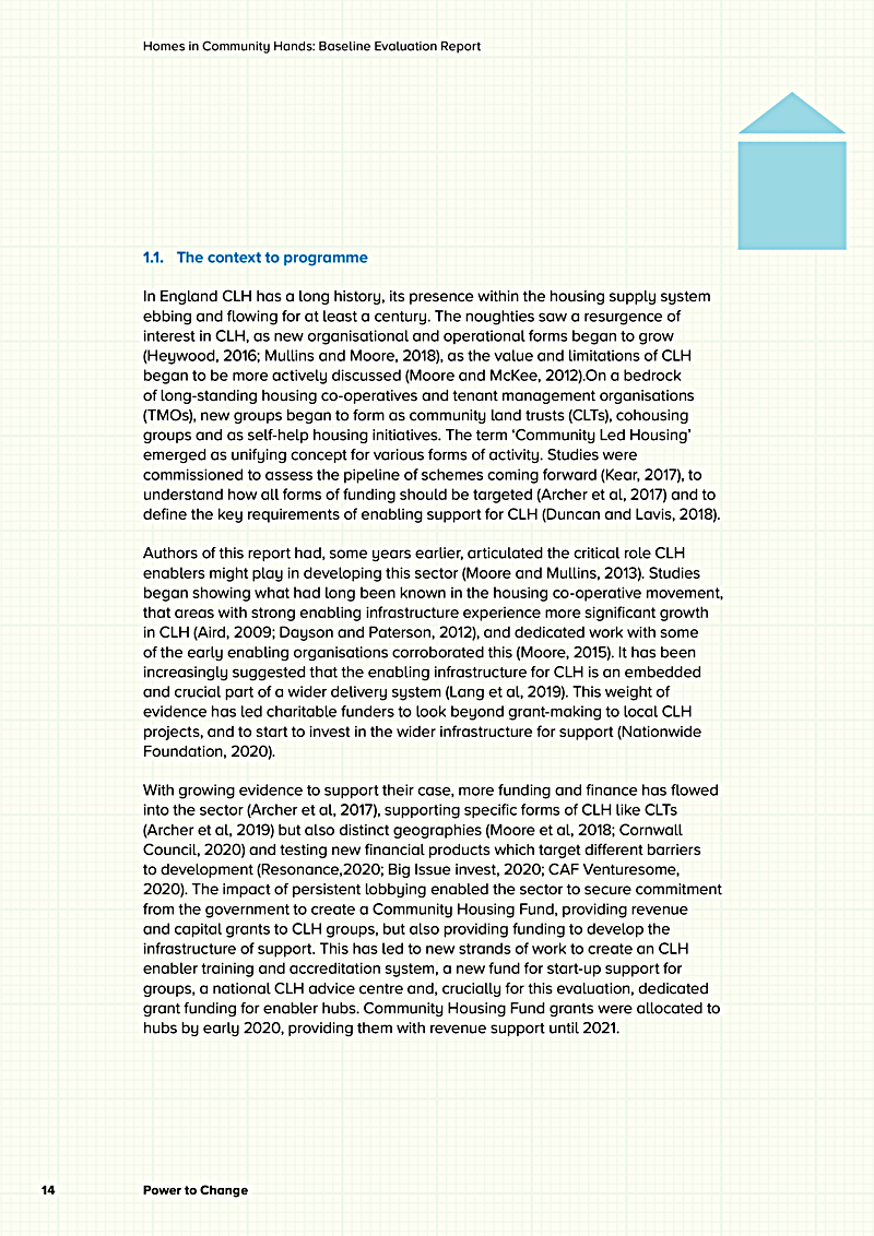 Homes in Community Hands: Baseline Evaluation Report