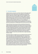 Homes in Community Hands: Baseline Evaluation Report