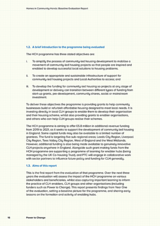 Homes in Community Hands: Baseline Evaluation Report