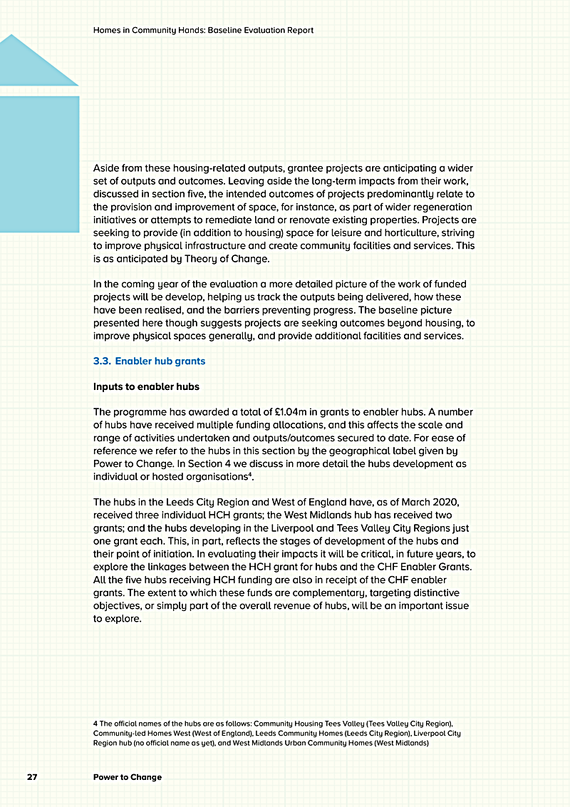 Homes in Community Hands: Baseline Evaluation Report