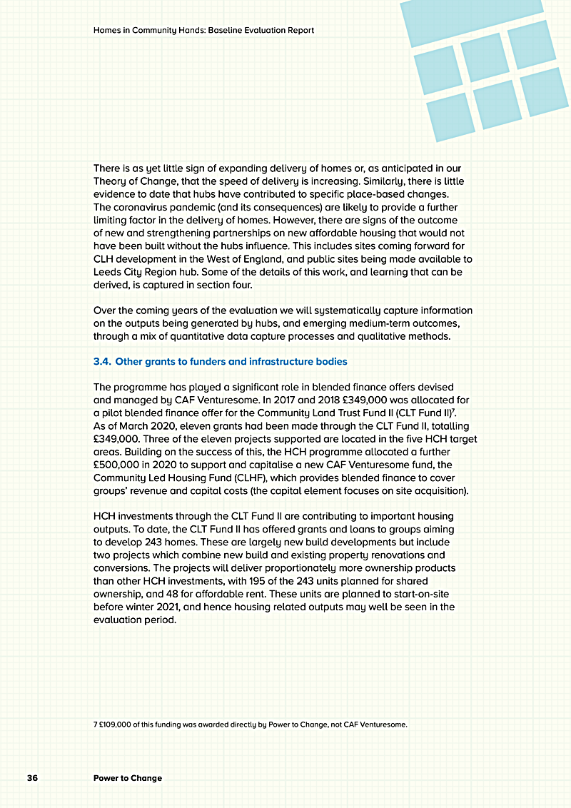 Homes in Community Hands: Baseline Evaluation Report