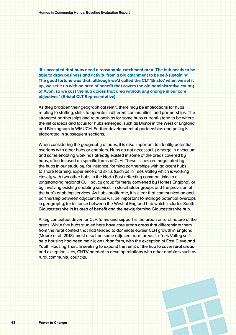 Homes in Community Hands: Baseline Evaluation Report
