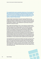 Homes in Community Hands: Baseline Evaluation Report