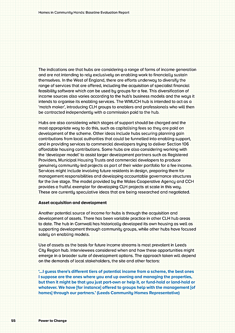 Homes in Community Hands: Baseline Evaluation Report