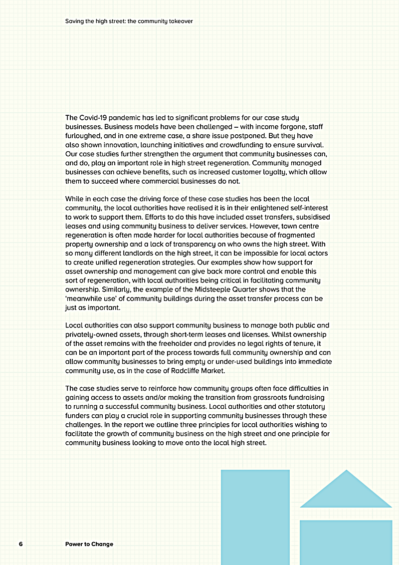 Saving the high street: the community takeover