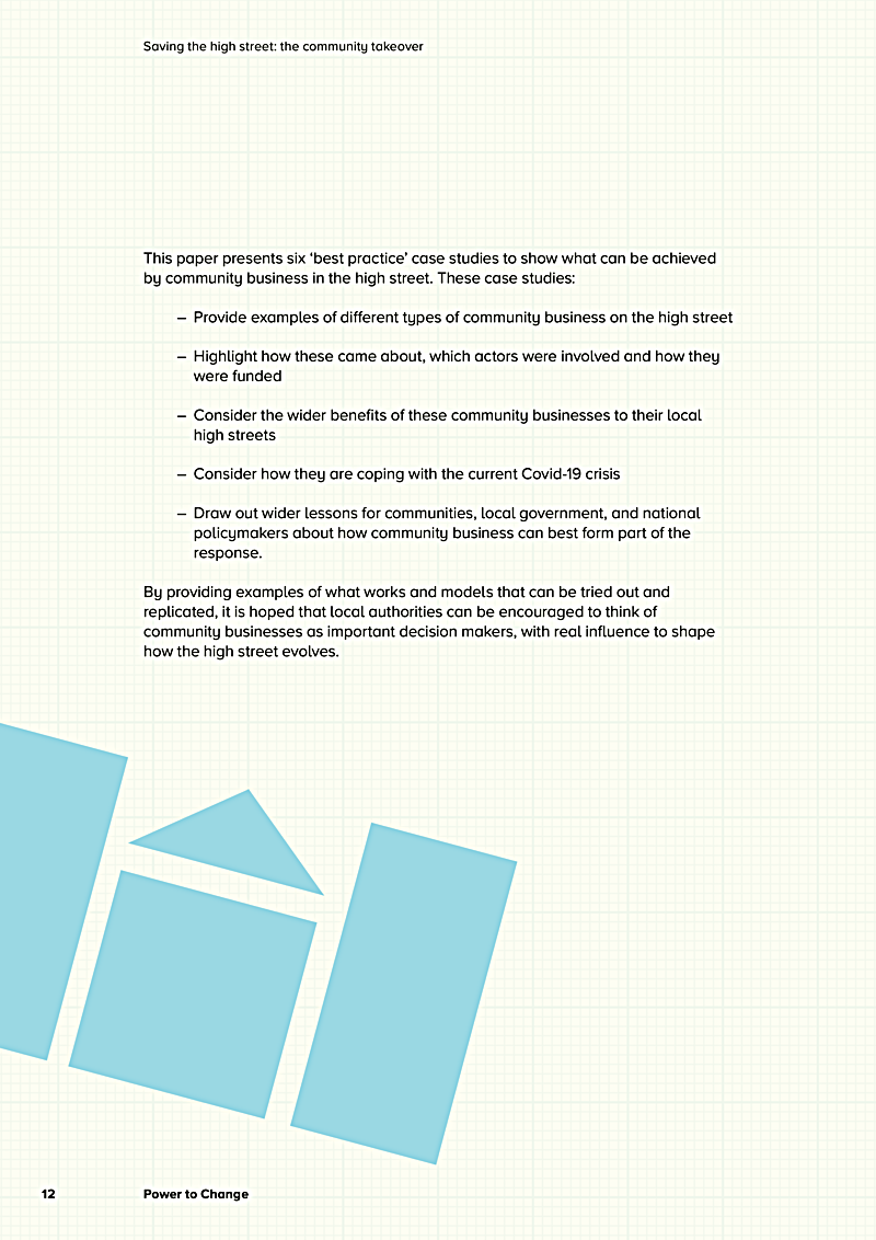 Saving the high street: the community takeover