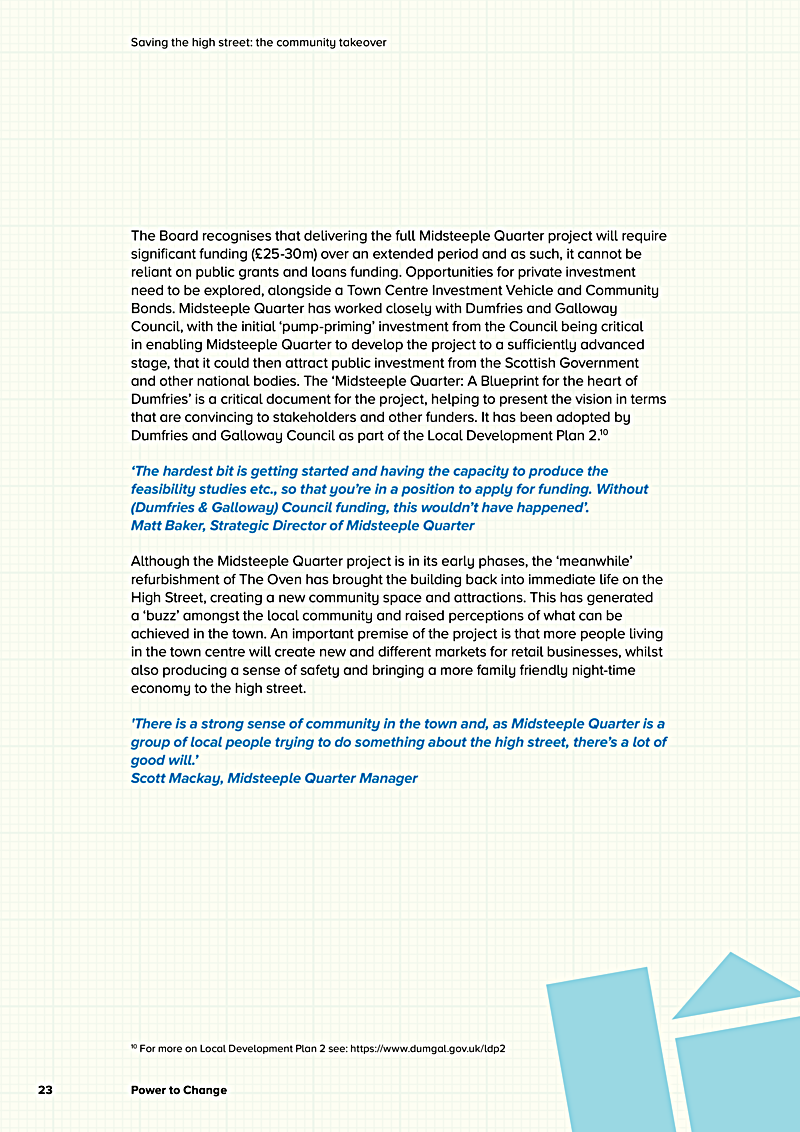 Saving the high street: the community takeover