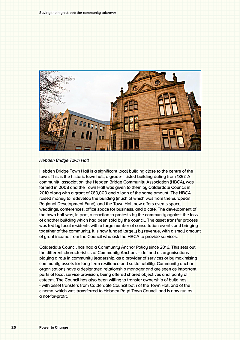 Saving the high street: the community takeover