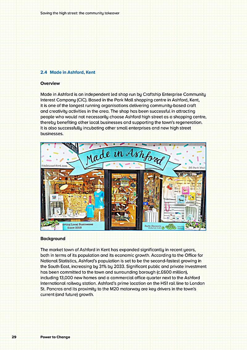 Saving the high street: the community takeover