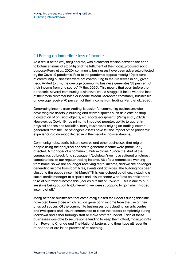 Navigating uncertainty and remaining resilient 4. Shifting into lockdown