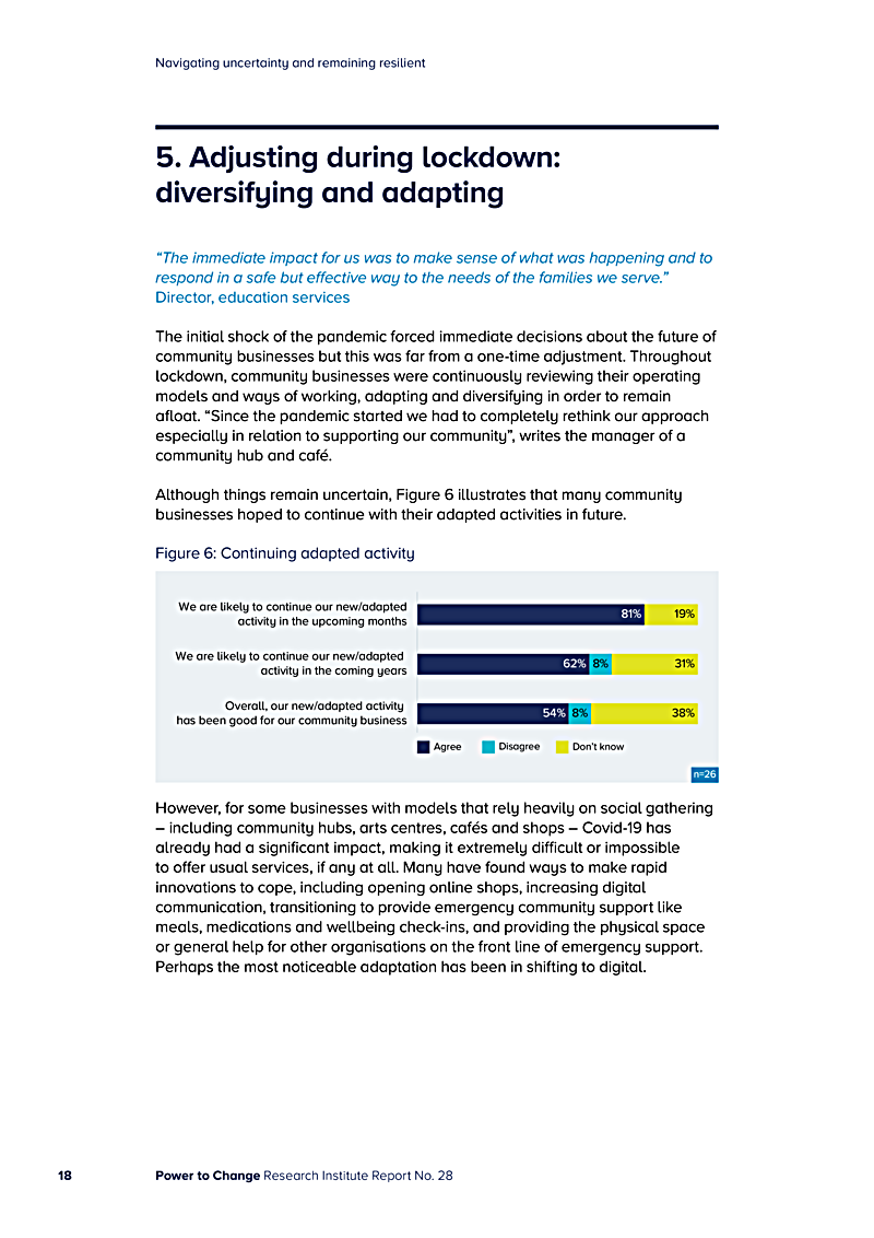 Navigating uncertainty and remaining resilient