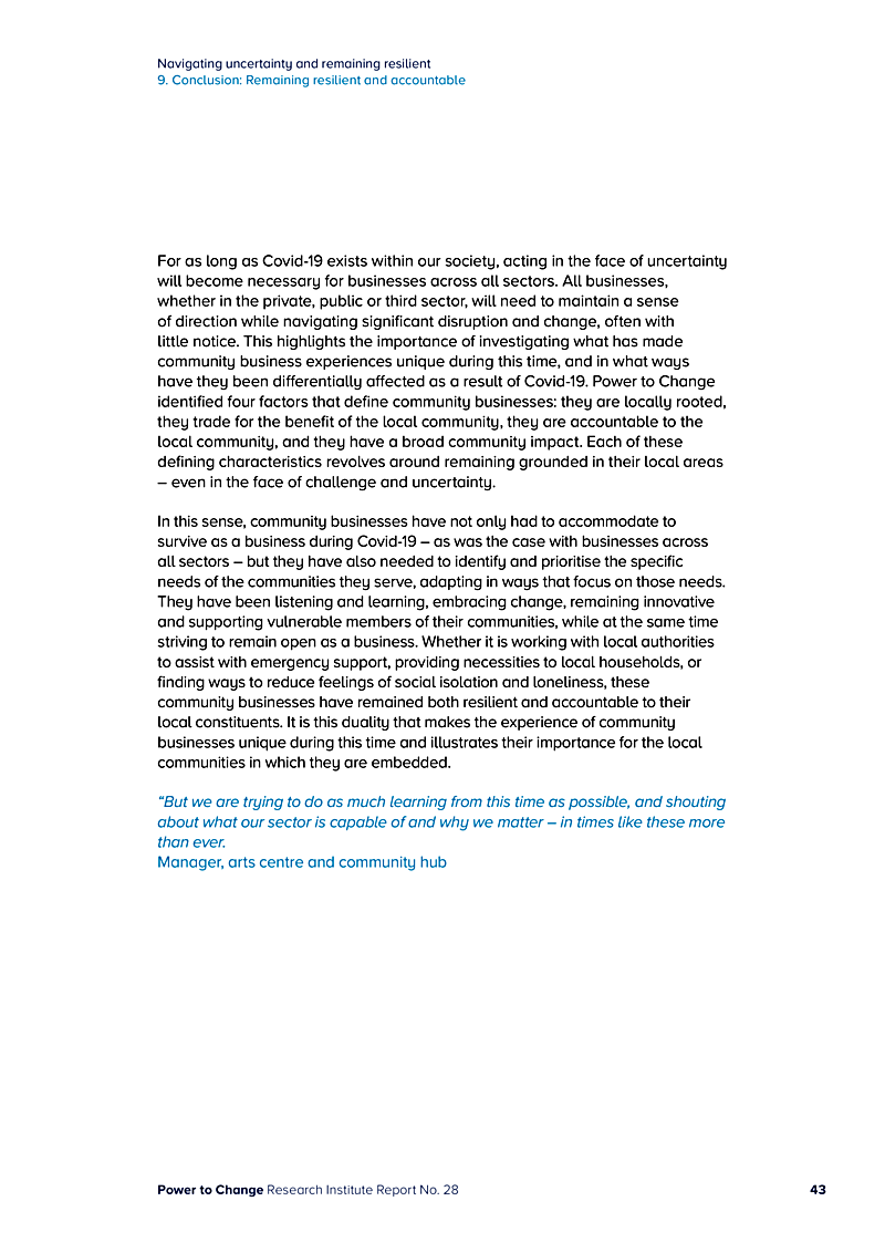 Navigating uncertainty and remaining resilient 9. Conclusion: Remaining resilient and accountable
