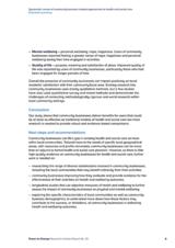 Systematic review of community business related approaches to health and social care Executive summary