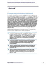 Systematic review of community business related approaches to health and social care