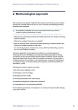 Systematic review of community business related approaches to health and social care