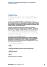 Systematic review of community business related approaches to health and social care 2. Methodological approach