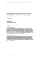 Systematic review of community business related approaches to health and social care 2. Methodological approach