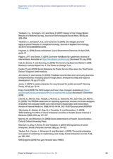 Systematic review of community business related approaches to health and social care Bibliography