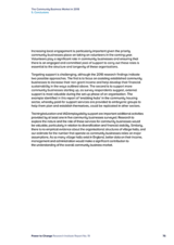 The Community Business Market in 2018 5. Conclusions