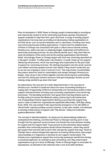 Coordinating community business infrastructure Market Development Evaluation and Learning