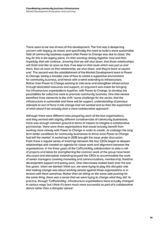 Coordinating community business infrastructure Market Development Evaluation and Learning