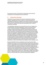 Coordinating community business infrastructure Market Development Evaluation and Learning