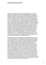 Coordinating community business infrastructure Market Development Evaluation and Learning