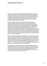 Coordinating community business infrastructure Market Development Evaluation and Learning