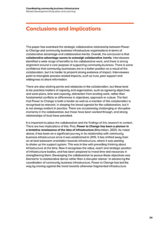 Coordinating community business infrastructure Market Development Evaluation and Learning