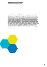 Coordinating community business infrastructure Market Development Evaluation and Learning