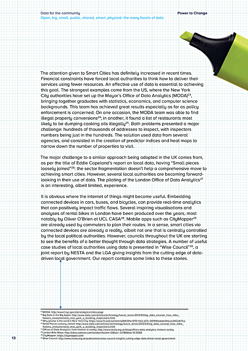Data for the community Open, big, small, public, shared, smart, physical: the many facets of data