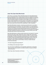 Data for the community Interviews
