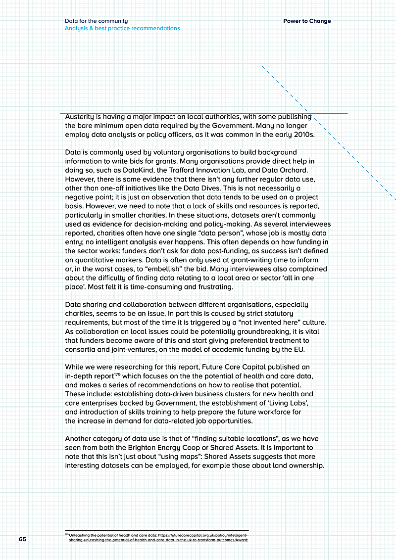 Data for the community Analysis & best practice recommendations